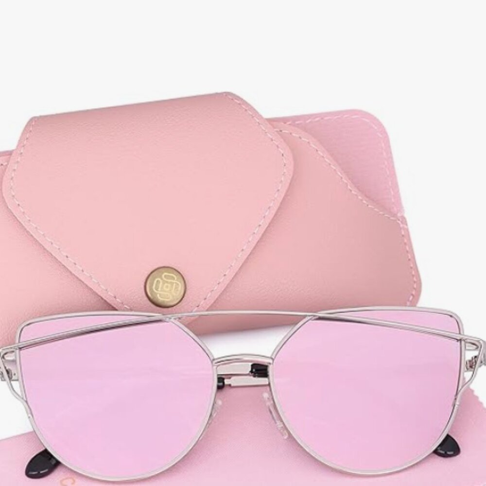 Cat Eye Mirrored Sunglasses – Chic, Protective & Timeless